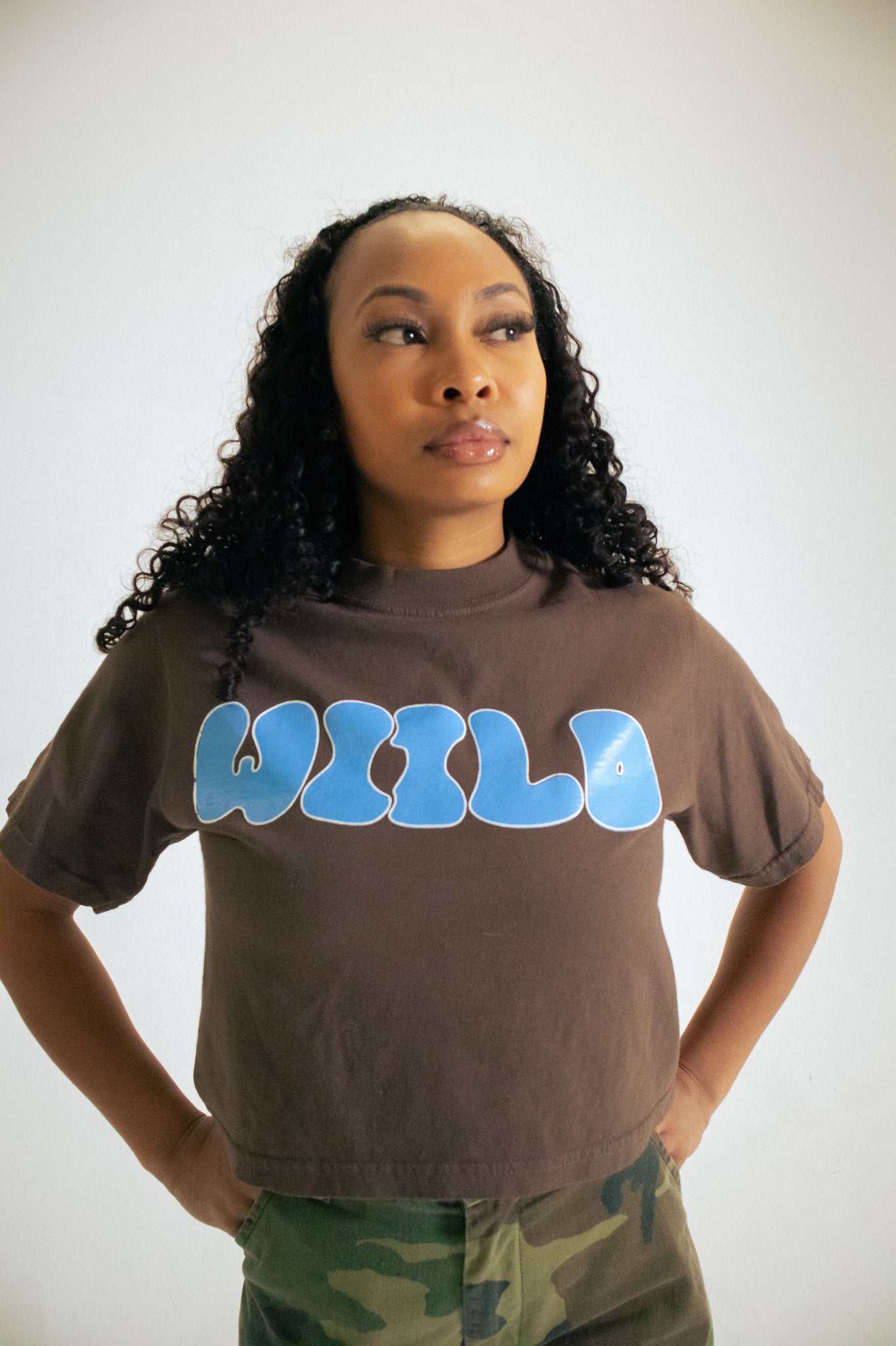 WIILD BASIC CROP TEE